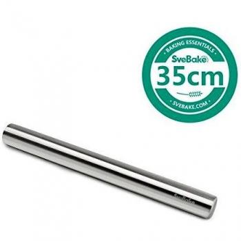 Rouleau à pâtisserie en Acier Inoxydable 35 cm