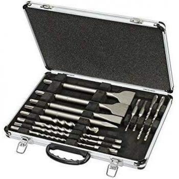 SDS Plus Drill & Chisel Toolset (15 Parts) – DeWalt DT9670, Aluminum Enclosure