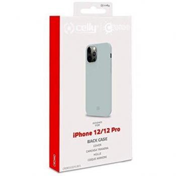 Custodia Celly Cromo per iPhone 12 Pro/12 Blu Chiaro