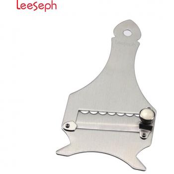 Durable Adjustable Stainless Steel Blade Slicer for Cheese, Chocolate, Vegetables, Garlic, and Truffles by Leeseph