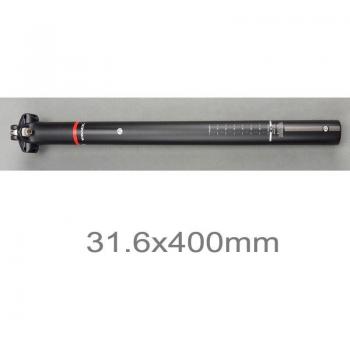 Pieza de Asiento Carbono 27,2/31,6 mm con Tija Ajustable