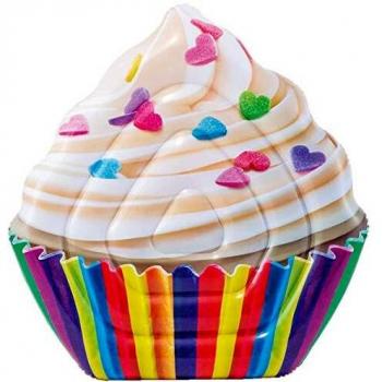 Lit Gonflable Intex Cupcake Arc-en-Ciel