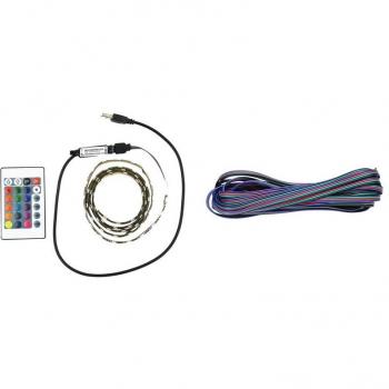 Tira de LED RGB 1M 5V SMD 5050 con extensión de 5M