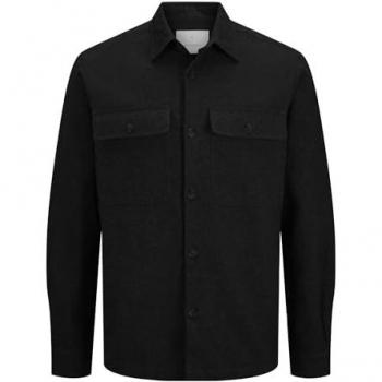 Jack & Jones Komfort Fit Overshirt Raymond in Schwarz