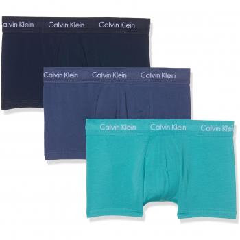 Calvin Klein Trunk 3P, Bóxer para Hombre, Varios colores