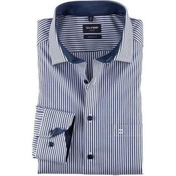 Olymp Business‑Shirt Kentkragen Marine 43 (Männer)