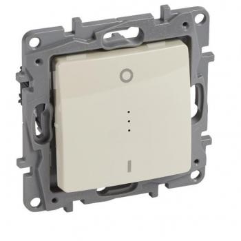 Interrupteur bipolaire crème 20A avec indicateur
