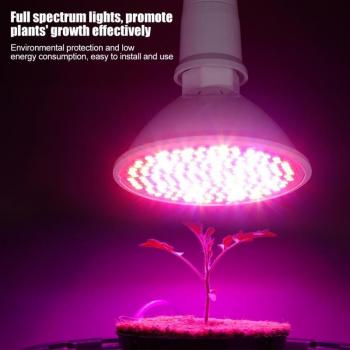 Luz ProCultivo E27 LED 200W Para Jardín Interior