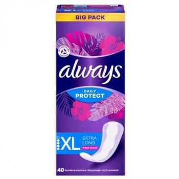 Always Salvaslip Daily Protect Extra Long 40 pz