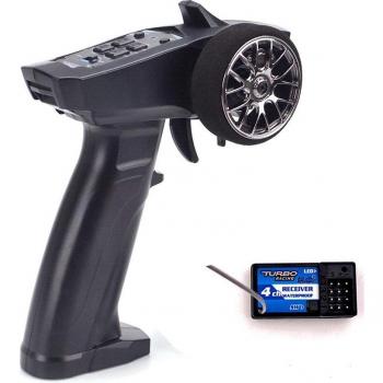 Turbo Rennen P30 91803G-VT 2,4 GHz 3CH RC Sender mit 4CH RX41 Empfänger für RC Boote