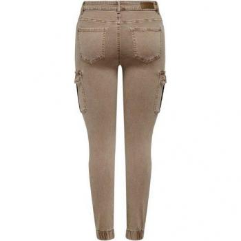 MISSOURI Damen-Cargohose Camel 34/30 – Slim Fit