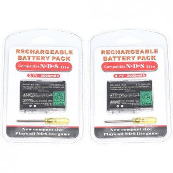 2er Pack Akku für Nintendo DS NDS Lite NDSL