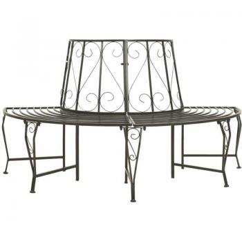 Banc d'arbre Torana Demi-rond 160 cm en Acier