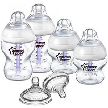 Tommee Tippee Kit Biberon Colica Azzurro 2 x 150 ml + 2 x 260 ml