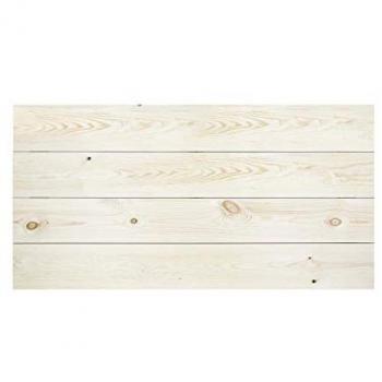Decowood Cabecero de madera maciza en tono natural de 180x80cm