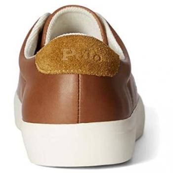 Polo Ralph Lauren Longwood Tan Low‑Top Sneakers – Men’s Size 7