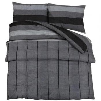 Premium Dark Grey Duvet Cover Set 260x240 cm