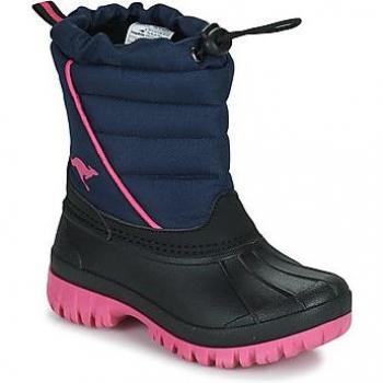 Bottes de neige enfants Kangaroos K-BEN Marine pour filles