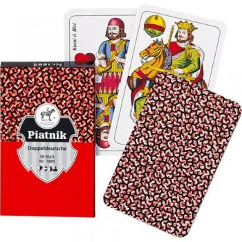 Carte Doppeldeutsche Blitz Piatnik, 36 Fogli Rosso