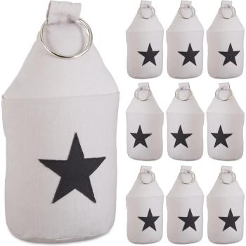Bloc de porte étoile gris – série de 10 unités