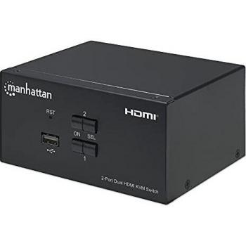 Manhattan HDMI KVM Switch 2-Port USB Powered