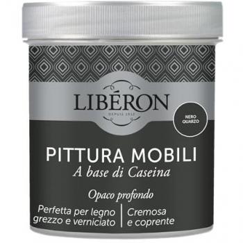 Pittura Mobili Nero Quarzo Opaco 0,5 L a base di Caseina