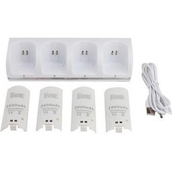 Nintendo Wii Pro Remote Recharge Station with Two Batteries