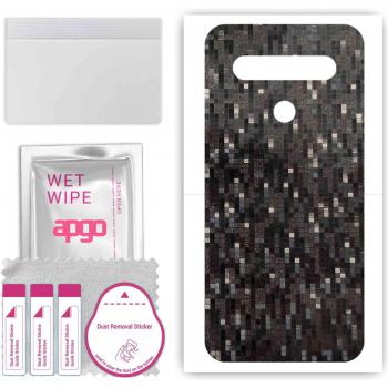 Apgo Carbon Black Pixel Protective Film for LG Q61