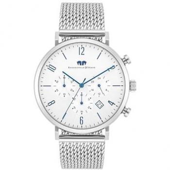 Rhodenwald & Söhne Silver Analog Clock