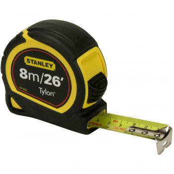 Stanley 0-30-656 Tylon Bi-Material Tape Measure 8m /26ft