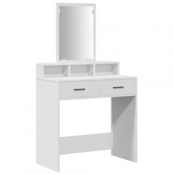 Estante de Tocador Blanca con Cajones 79x41x140 cm – vidaXL