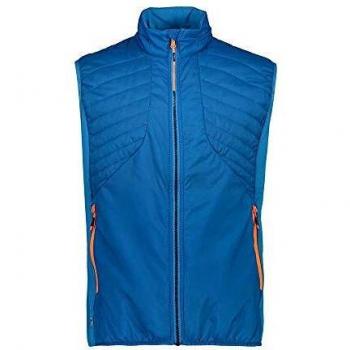 Stehkragen-Hybridweste für Männer (30Z6407) – Blau/Orange – Gr. 52