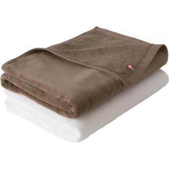 Bloom Imabari Soft Cotton Baby Towels – 240g, White/Chocolate