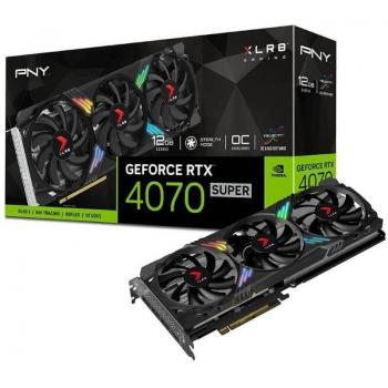 PNY GeForce RTX 4070 SUPER XLR8 12GB GDDR6X Graphics Card