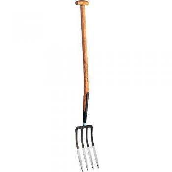 Rex-Horca de jardín con mango de madera