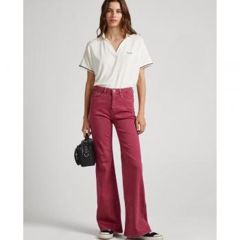 Pantalón Campana Mujer Tiro Alto 5 Bolsillos – Pepe Jeans