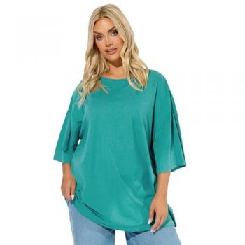 Urban Teal Drop‑Front Shirt – Women’s 22/24