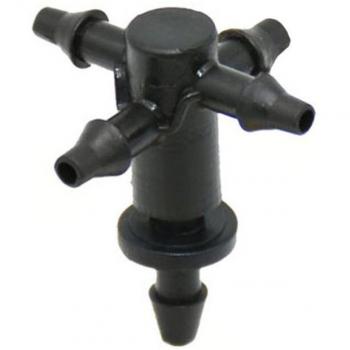 20-Pack 2/4-Way Arrow Dropper Connectors 1/8 Hose Water Splitter for Greenhouse Irrigation