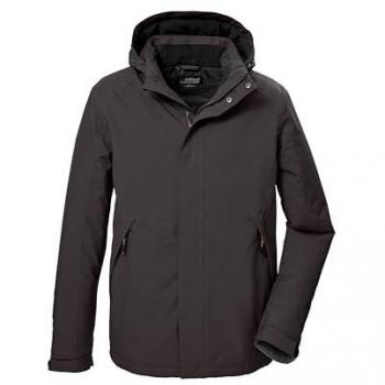 KILLTEC KOW 4 MN Herrenjacke – sportlich, recycelte Wattierung, dunkelbraun