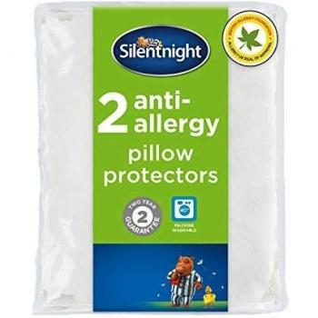 Silentnight Anti-Allergy Pillow Protectors – Pack of 2 Quilted