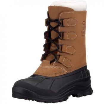 Kamik ALBORG Damen Schneestiefel, Beige, 42 EU