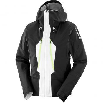 Salomon Jacket GORE-TEX 3L Hombre Blanco y Negro