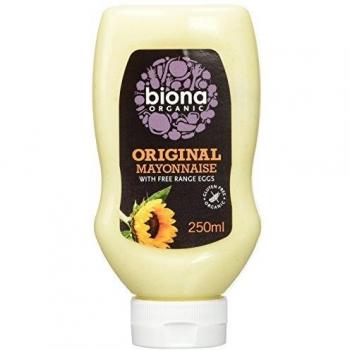 BIONA Organic Original Mayonnaise Squeezy 250ml (Pack of 2)