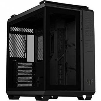 Asus TUF Gaming GT502 ATX Mid Tower Gaming Case with Dual Chamber Design, Independent Cooling Zones for the CPU and GPU, Tool-Free Side Panels, USB 3.2 Gen 2 Type-C Front Panel, Four ARGB Case Fans Black