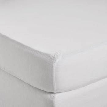 Madura Drap Housse Bleu Noir 140x200