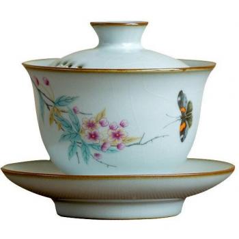 Drei-Kraft Teetasse aus hochwertiger Keramik