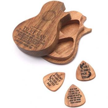 Caisse multifonctionnelle de plectres – guitare, basse, instrument