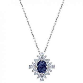 Damen‑Schmuck Highlight: Swarovski Palace 38 cm Silberkette mit Kristall-Anhänger