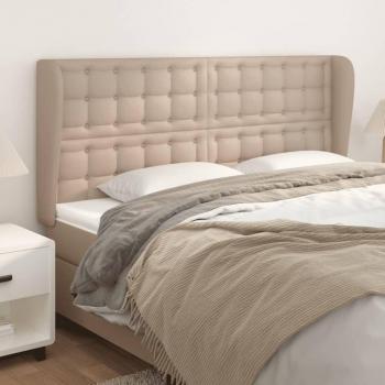 Kopfteil Cappuccino-Braun 183x23x118/128 cm