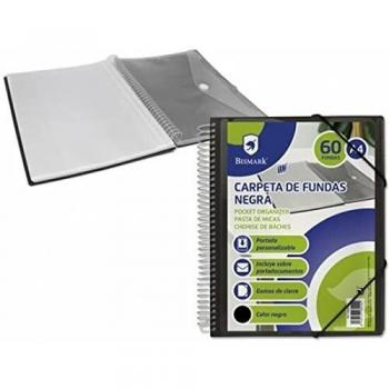 Bismark Carpeta A4 con 20 Fundas y Sobre Portadocumentos
